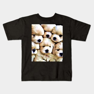 Shichon Puppies Toon Art - Shichon Mom Gift Kids T-Shirt